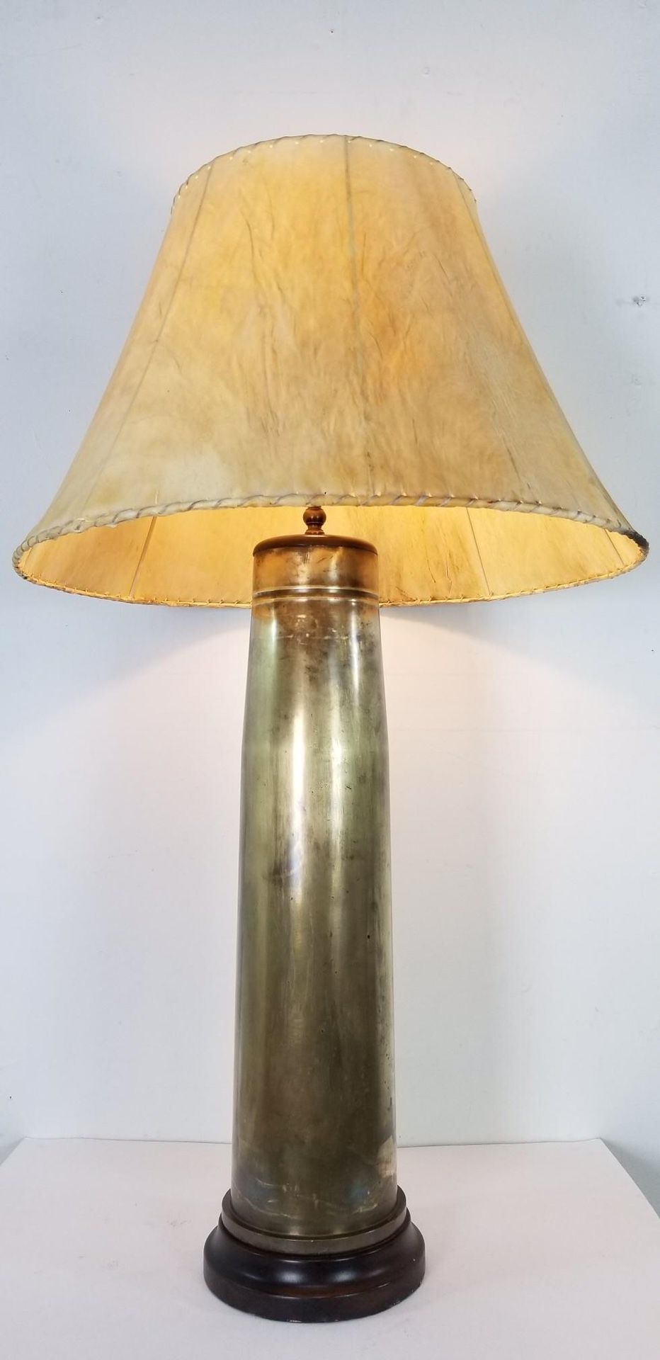 Antique Trench Artillery shell lamp