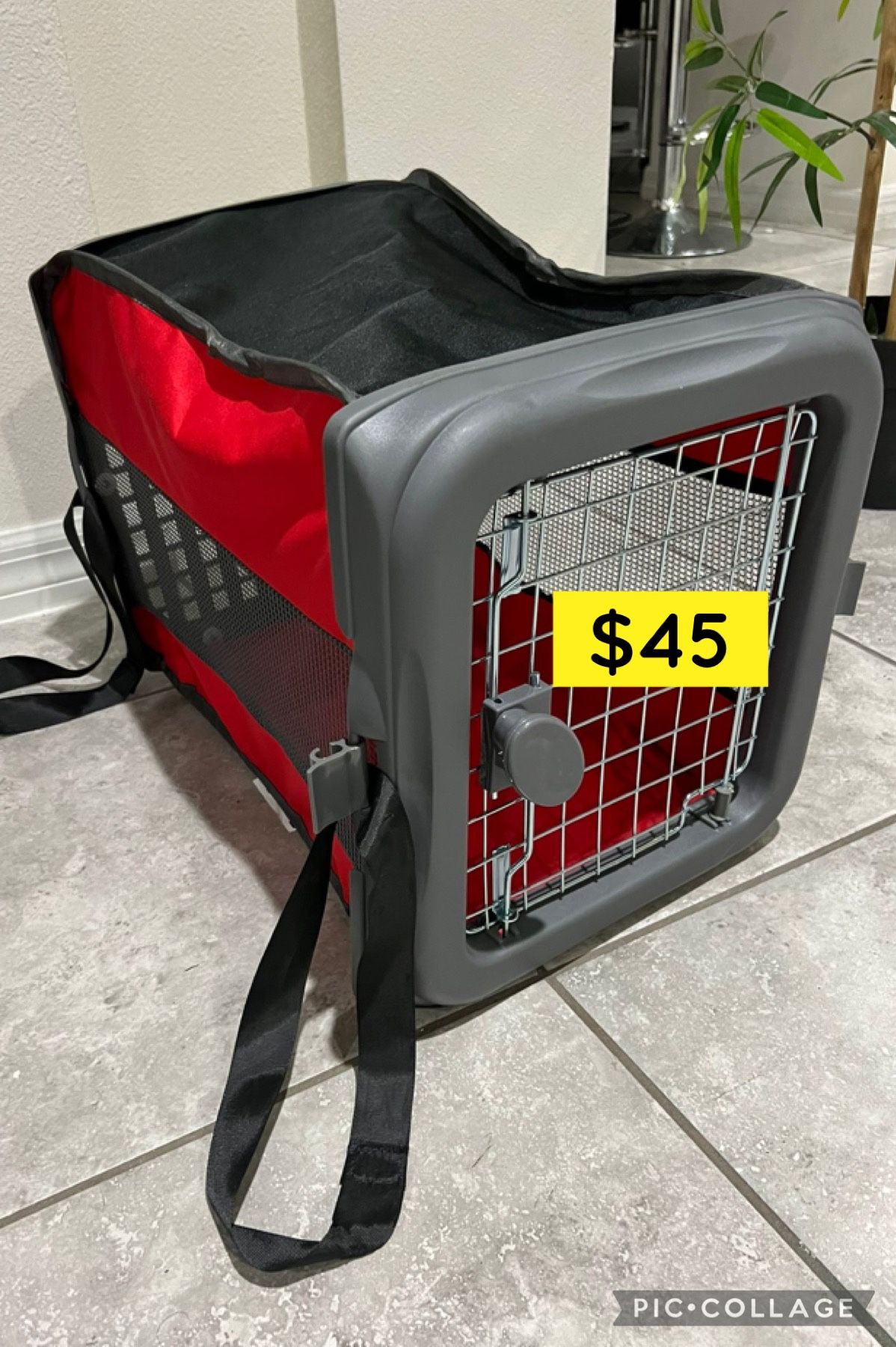 Curated visual reference: Small Dog Igloo Crate With Warning Light Reference: New From 65 Only 45 Small Pop Crate Dog Cat