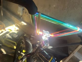 2wg handle bars and chrome stem