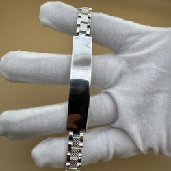 Plata 925 Esclava Largo 9 Pulgadas. 