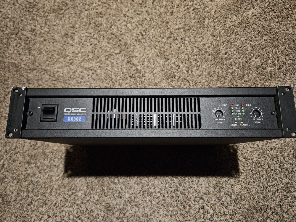 QSC CX302 Power Amp For Parts