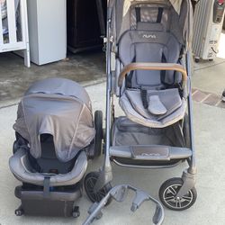 Nuna Mix next Stroller & PIPA  Lite LX Car Seat And Base