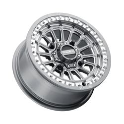 Metal Fx Delta II Beadlock 15x7 4x156 25mm Gunmetal Contrast Cut 4pc Wheels