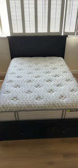 Living Spaces Full Revive 2 Mattress & Frame