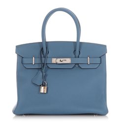 Hermès Bleu Azur Togo Birkin 30