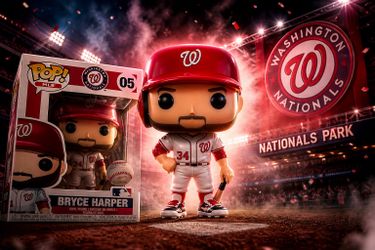 Funko Pop! MLB 05 Bryce Harper Collectible Figure Washington Nationals