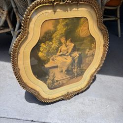Mezzotint By Alfred Leonard Cox Original 1924.. framed in wood in case Glass.  27” x 24”     $200