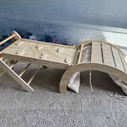 Kids Wooden Climbing Structure