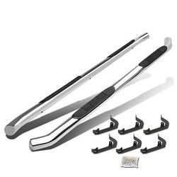 Chrome 3 inch Running Boards For 07-18 Chevy Silverado Crew Cab