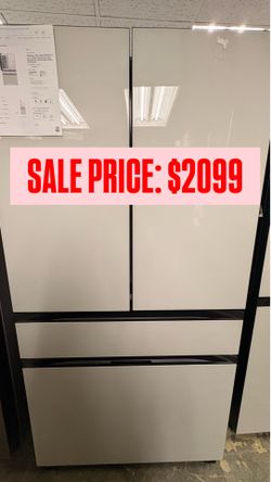 Samsung white bespoke refrigerator