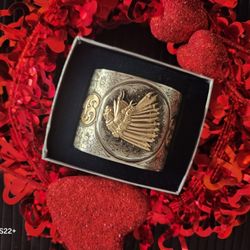 Bracelet Cuff Indian Head Figure