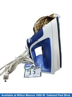 Hamilton Beach 19800 Blue Irons & Clothes Steamer
