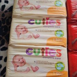 Size 1 Cuties Diapers 