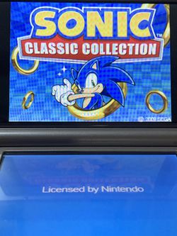 Sonic Classic Collection Nintendo DS 3DS w/ Genuine Case MISSING
