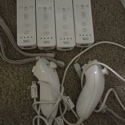 Nintendo Wii Controllers.