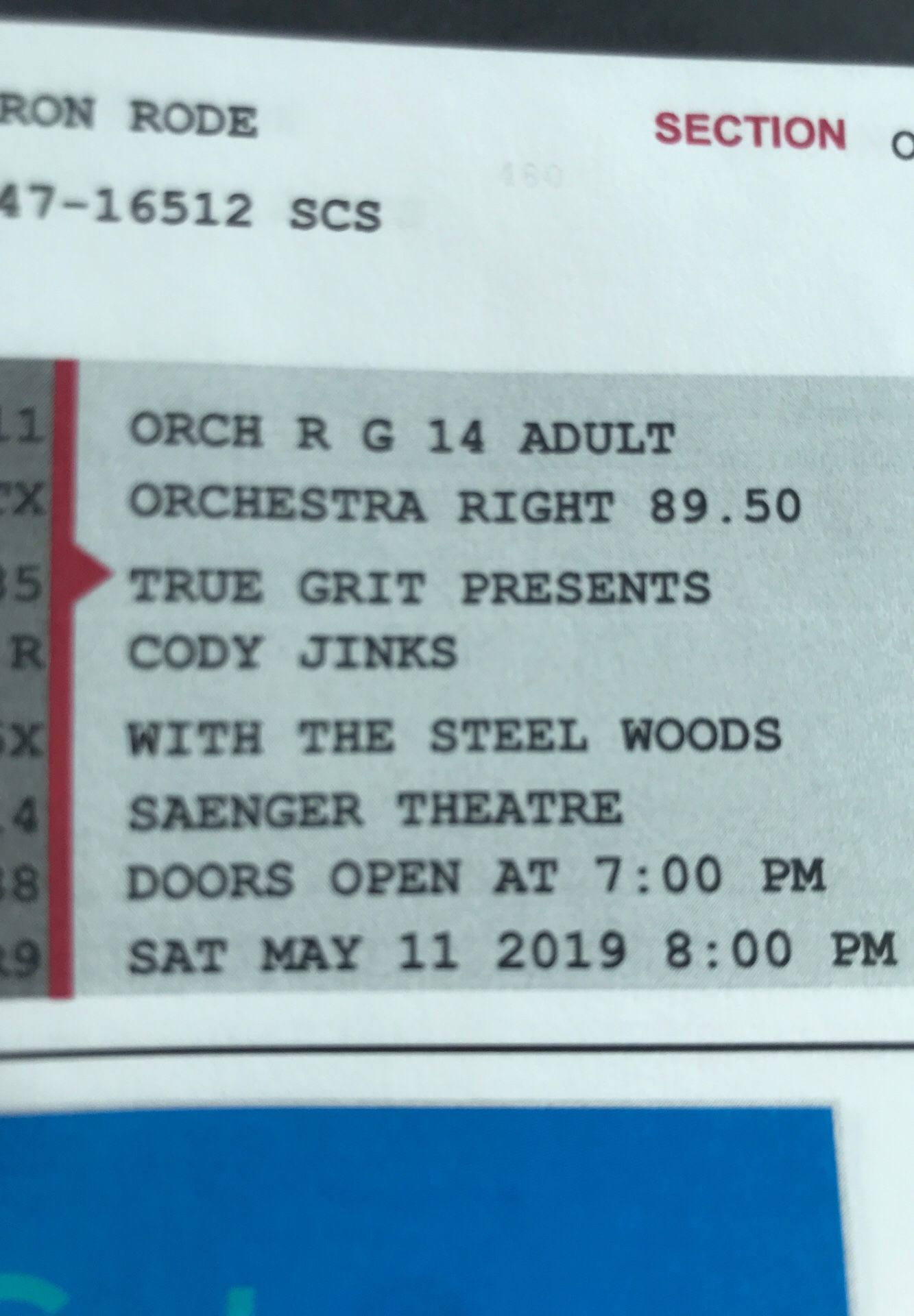 Cody Jinks concert Tix