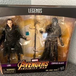 Marvel Legends Loki & Corvus Glaive 