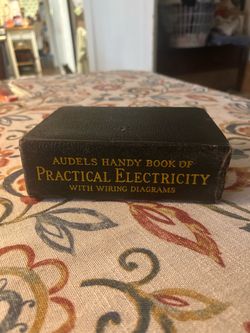 This book is electrifying; Vtg 1951 Edition of Audels Handy Book of Practical Electricity: