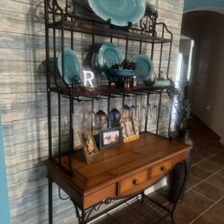 Antique Bakers Rack