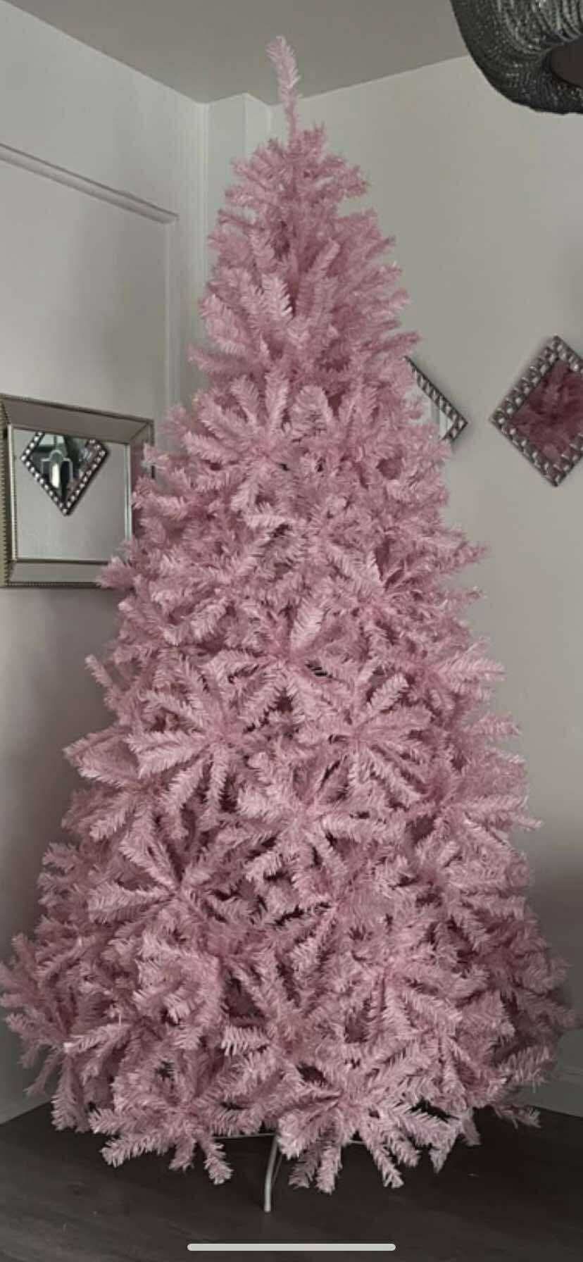 7.5ft Pink Tree / Decoration / Lights