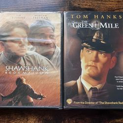 Shawshank Redemption And The Green Mile DVD Sealed 