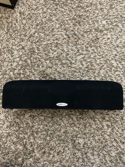 Polk Audio black speaker