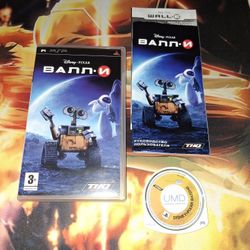 SONY PSP WALL-E UMD GAME ( RUSSIAN COPY, BUT CAN BE PLAYED IN ENGLISH) ADULT OWNED AND KEPT IN A SMOKE FREE HOME...$12.00 FIRM...