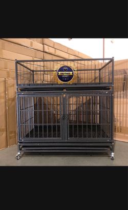 Dog pet cage kennel size 43” with whelp top new in box 📦
