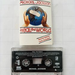 Michael Jackson Heal The World Cassette Tape Single 1992 Music