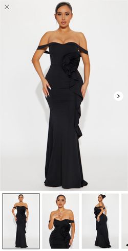 Black Gown Size L