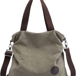 Large Canvas Tote Bag for Women Multifunction Shoulder Bag Ladies Hobo Bag Casual Shopping Travel Bag