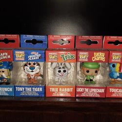 Cereal Mascot Funko Keychain
