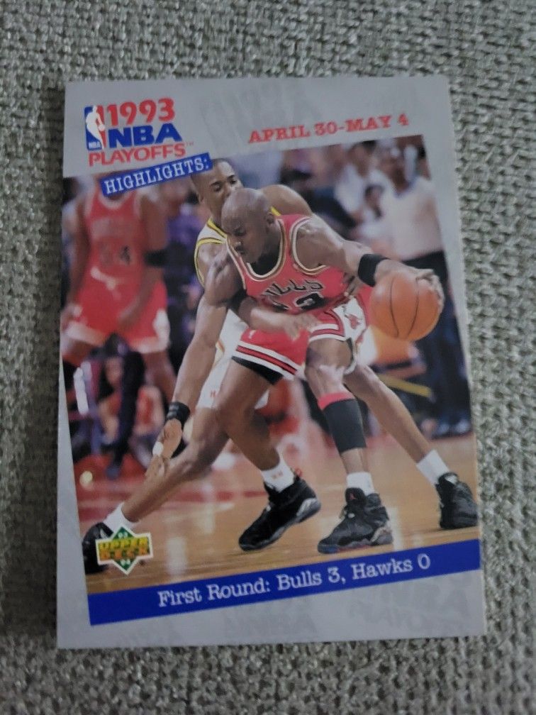 MINT 1993-94 Upper Deck Playoffs Michael Jordan Chicago Bulls #180