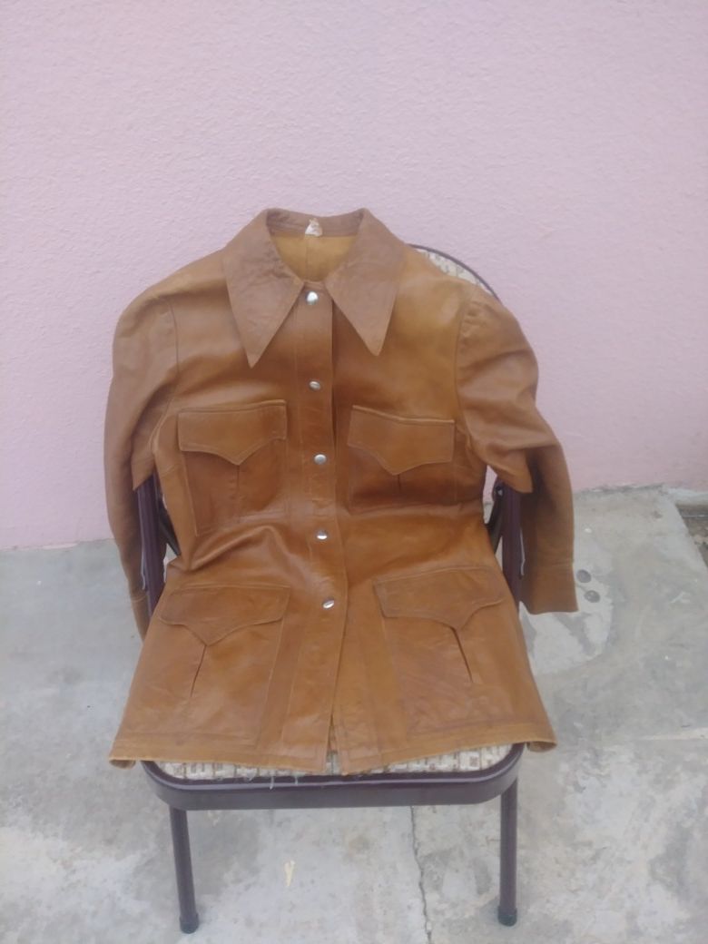 Vintage Leather Jacket Size44