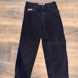 Boys Black Corduroy Empyre Pants Size 24