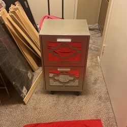 Small Rolling Cabinet 
