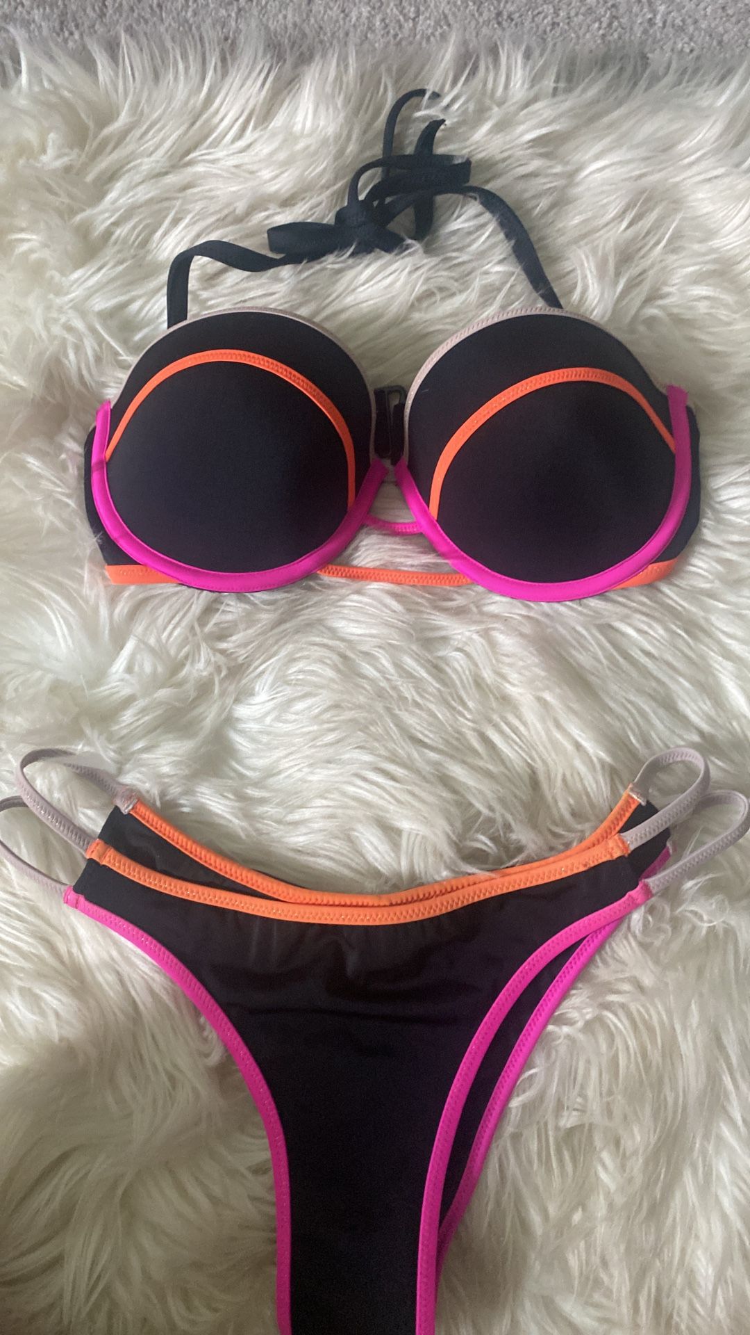Victoria’s Secret Black & Neon Bikini