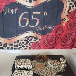 65th Birthday Decoration and Supplies