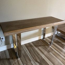 Coffee table with matching entry table 