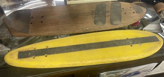 Vintage 1970S Banana Board With Trucks And Extra Vintage Board
