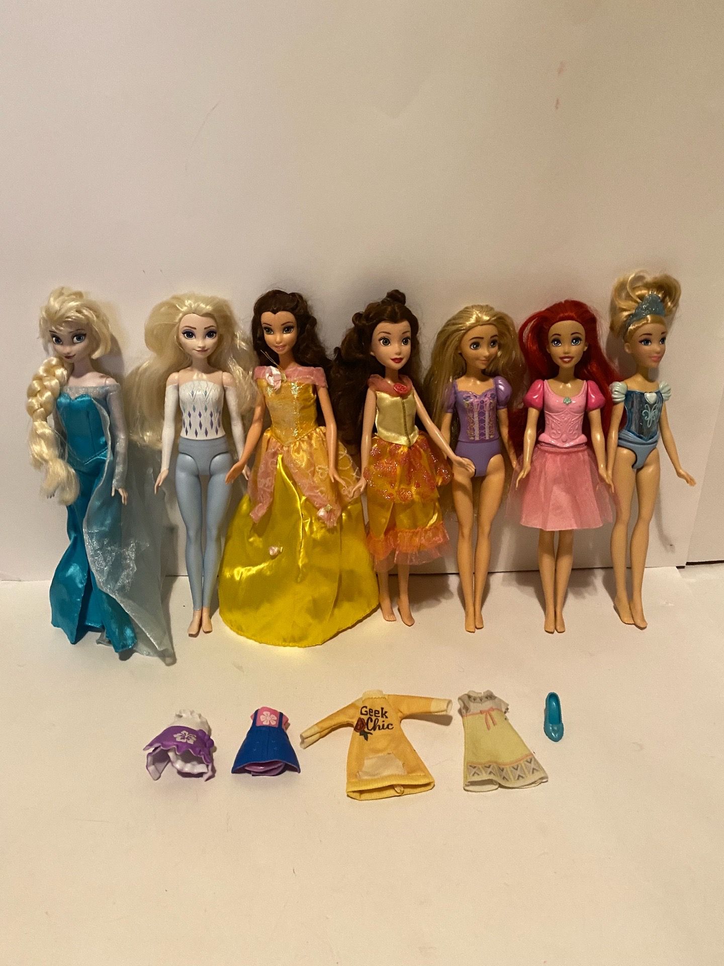 Disney Dolls and Accessories Lot