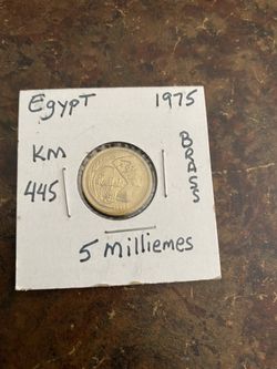 Vintage Egyptian Coin
