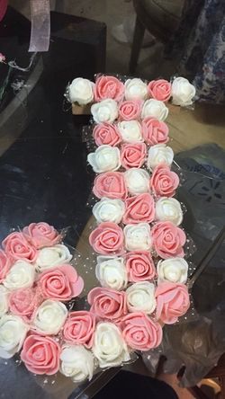 Flower letter 10 dollar each