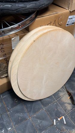 24 inch round wood pieces