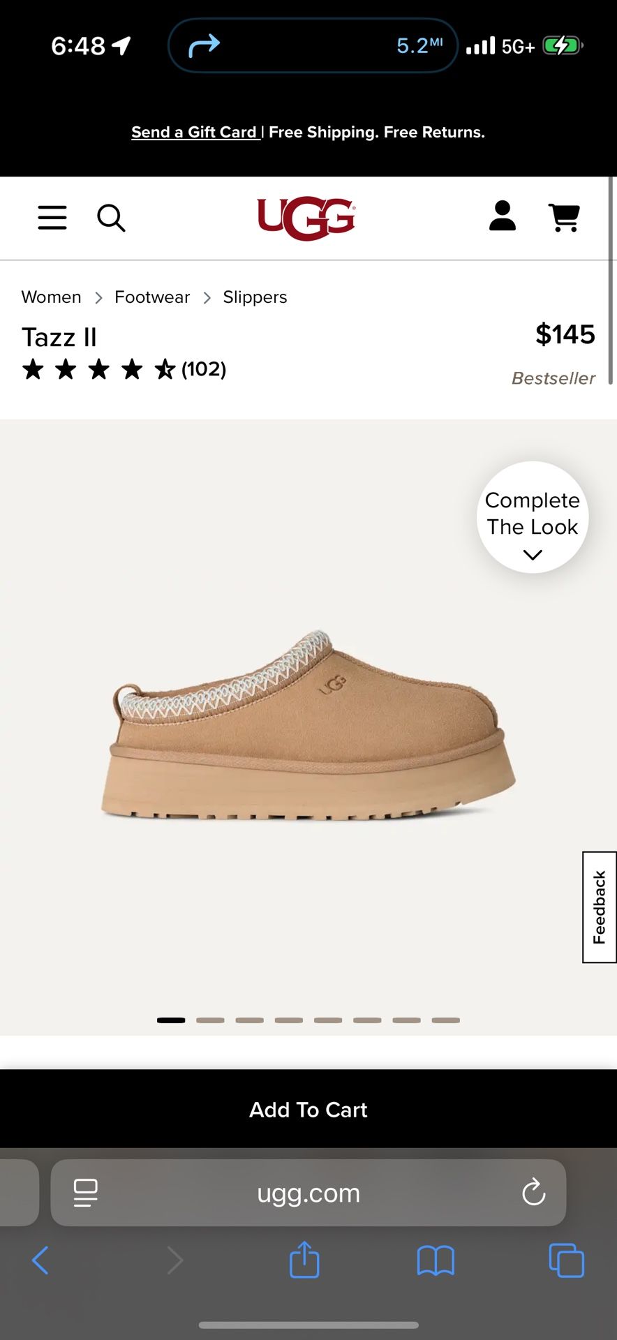 UGGS Tazz II Size 12 