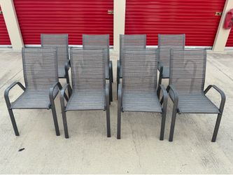 8 Outdoor Patio Chairs