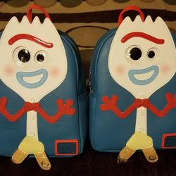Loungefly Toystory Forky Selling Only Set New With Tags Limited Edition 2pc 