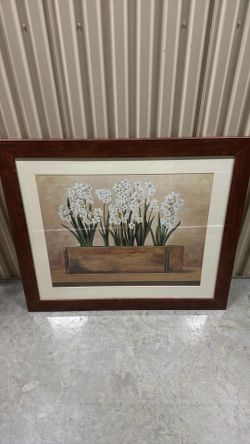 Flower framed portrait