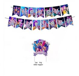 K-pop demon hunters birthday party supplies and decorations