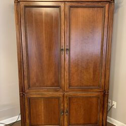Solid Wood Armoire / Entertainment Center